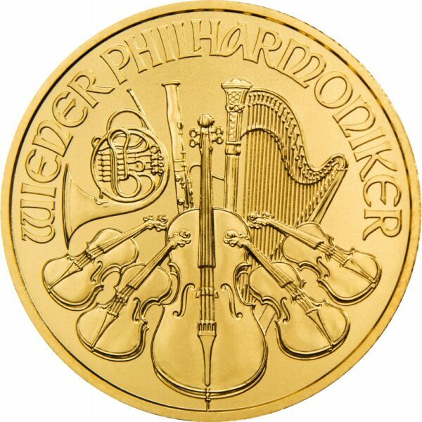 Wiedeńscy Filharmonicy 1 oz 999,9 Gold Münze Österreich