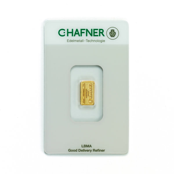 1 gram sztabka złota