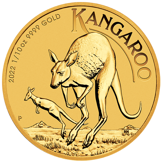 Australijski Kangur 1/10 oz złota - 24h