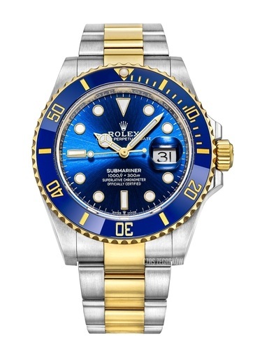 Zegarek Rolex Submariner Date niebieski