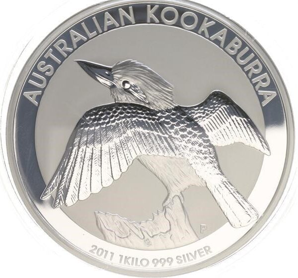 Kookaburra 2011 - 1 kg srebra - 24h