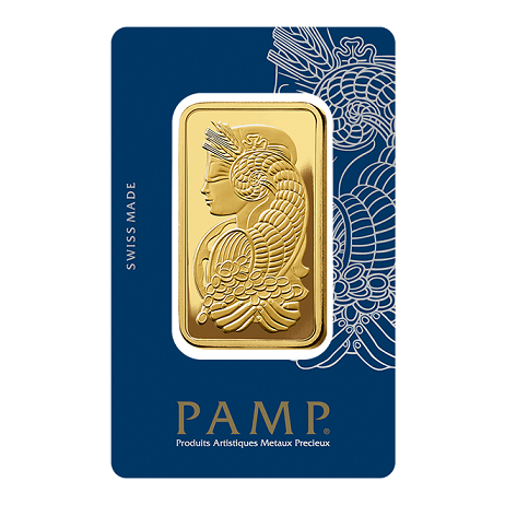 100 g złota sztabka LBMA Pamp