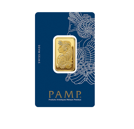 Zdjęcie 20 g złota sztabka LBMA Pamp