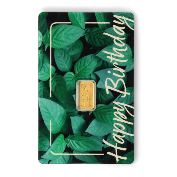 1 gram sztabka złota CertiPack Happy Birthday - 24h