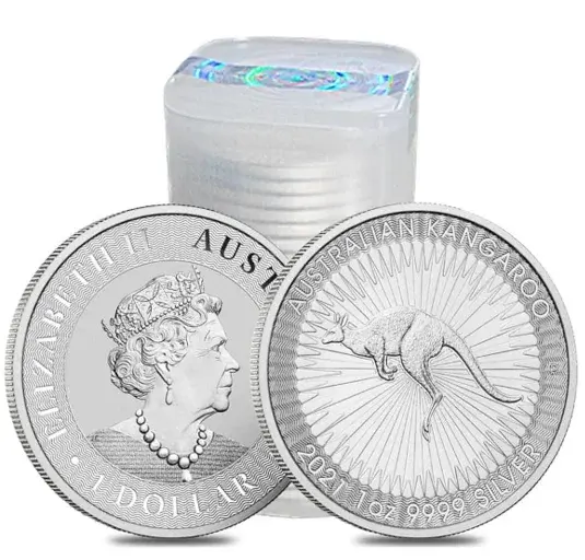 Srebrne monety Australijski Kangur