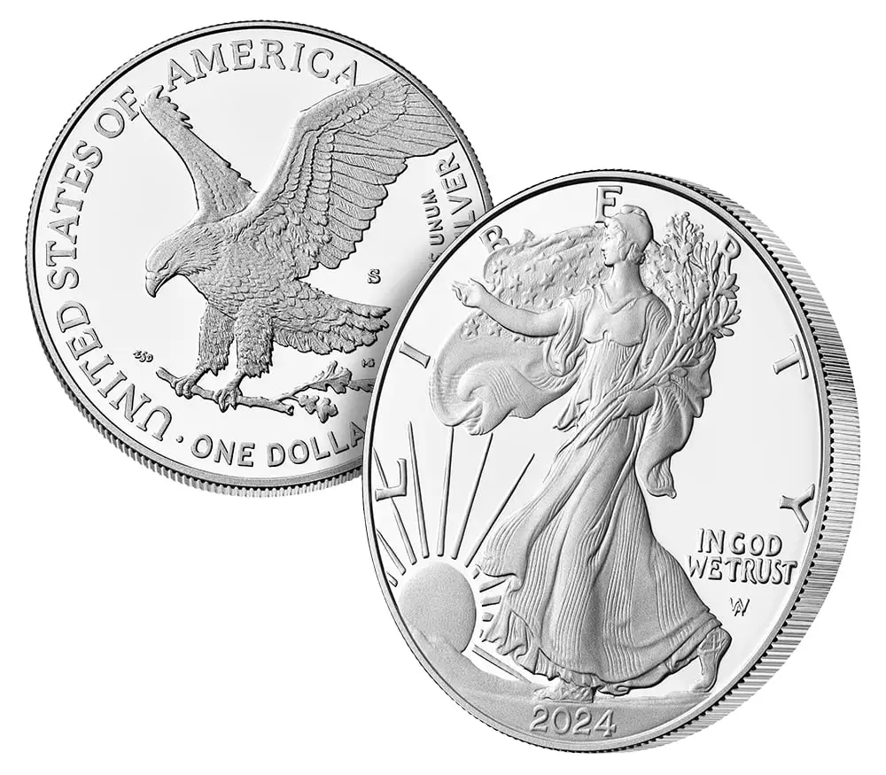 Srebrne monety American Eagle